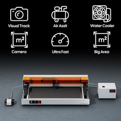 Carverall C1 40W CO2 Laser Engraving Machine | Work Area 620*350mm