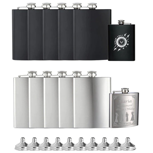 Stainless steel wine jug for laser engraving machine.